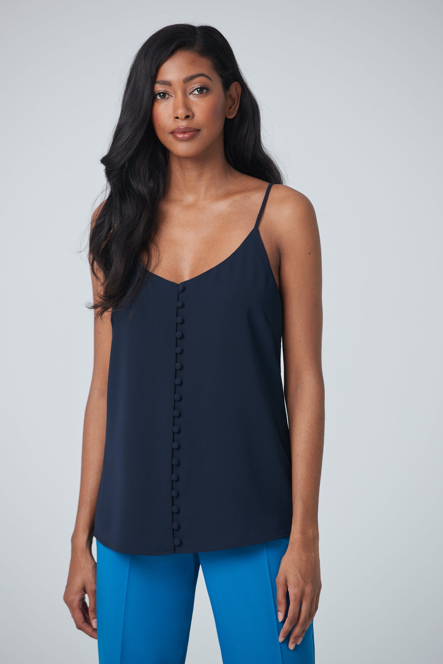 Cami with front button
