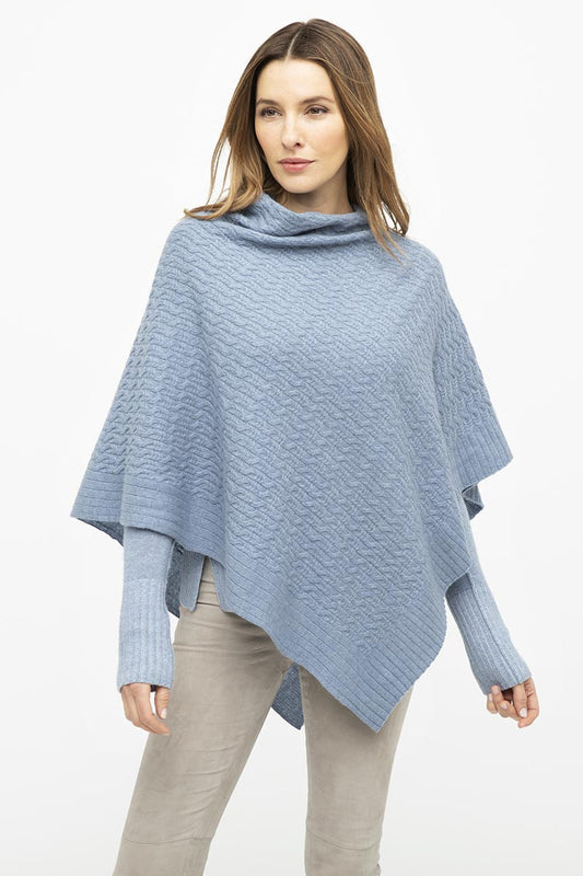 Cable Poncho