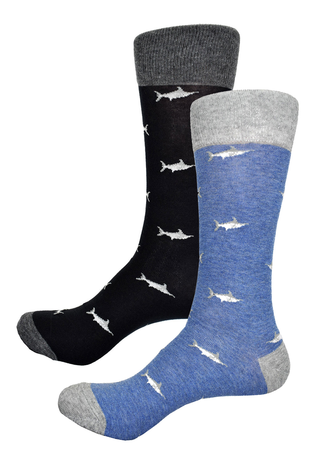 ZV1429 Shark  Season Mens Socks