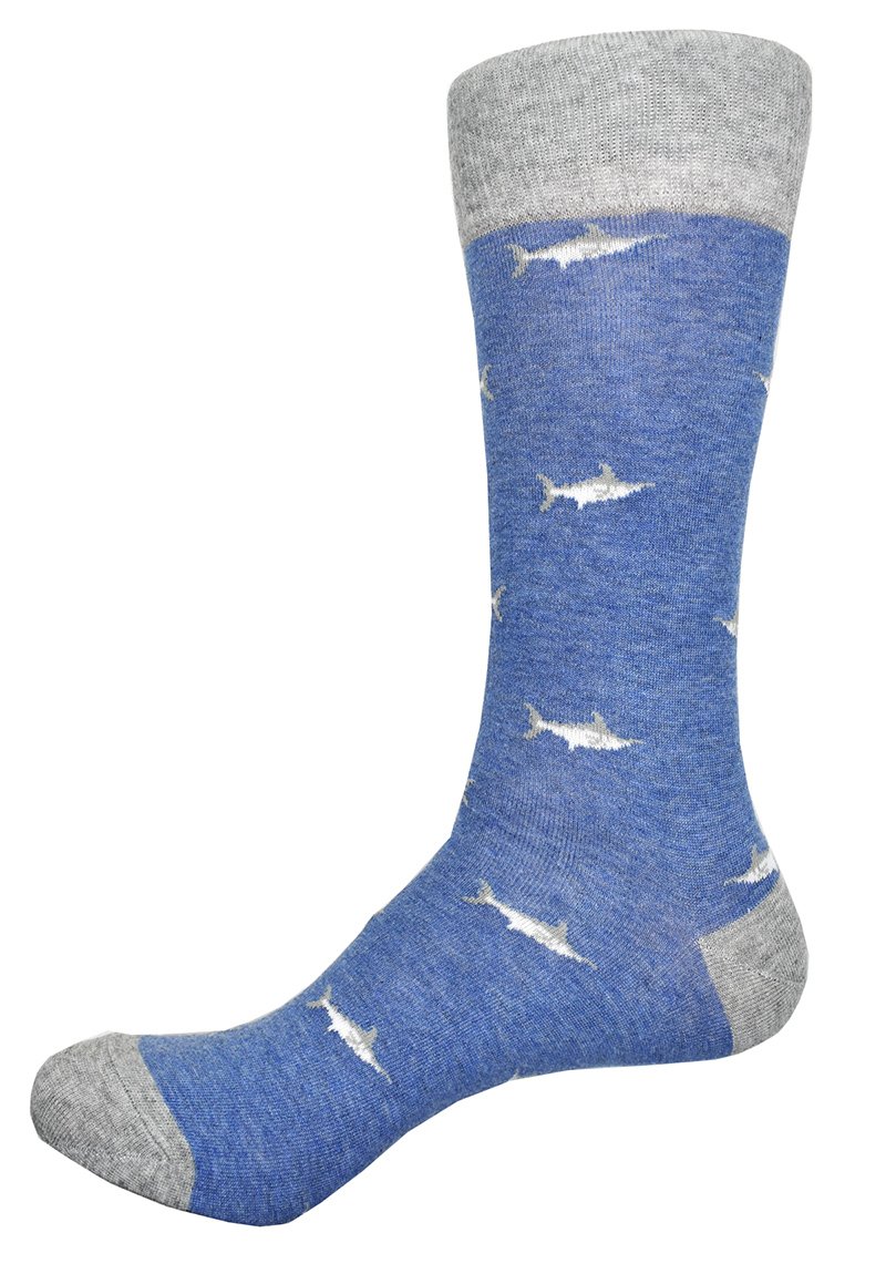 ZV1429 Shark  Season Mens Socks - Marcello Sport