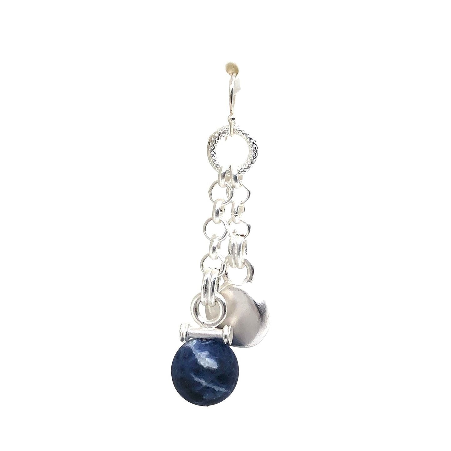 Blue Sodalite Chain Earring